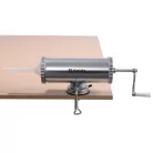 Zokura Z1006 alumínium 2.5 kg fekvő kolbásztöltő, rozsdamentes mechanikus hurkatöltő, 15 / 19 / 22 mm töltőcsővel