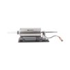   Zokura Z1007 prémium rozsdamentes acél 4 kg fekvő inox nemesacél kolbásztöltő mechanikus hurkatöltő, 16 / 20 / 25 / 28 mm töltőcsővel