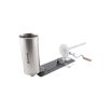   Zokura Z1007 prémium rozsdamentes acél 4 kg fekvő inox nemesacél kolbásztöltő mechanikus hurkatöltő, 16 / 20 / 25 / 28 mm töltőcsővel