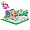  Zuru Toys Mini Store / Mini Shop 20 darabos kisbolt, mini szupermarket játék készlet kosárral, hűtővel, italadagolóval, és polcokkal (77206)
