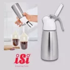 iSi Dessert Whip Mini 250 ml nemesacél habszifon, 0.25L tejszínhab szifon 1 db patronnal, tisztító készlettel