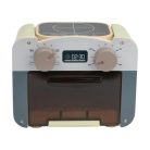 lupilu / PlayTive Premium Oven elektromos sütő (elemes, bekapcsolható) játék fa minisütő fény és hang funkcióval, színváltó élelmiszerekkel