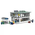 lupilu / PlayTive Clippys LIDL Store - LIDL áruház 929 részes építőkocka készlet 5 figurával, pénztárral, pékséggel, személyzeti helyiséggel és áruátvételi ponttal